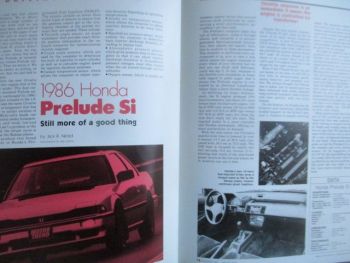Motor Trend December 1985 Honda Prelude Si