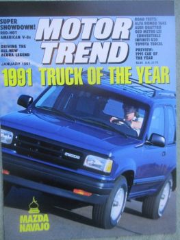 Motor Trend January 1991