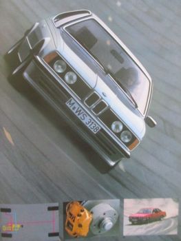 BMW 630CS 633CSI 635CSI E24 Katalog September 1978