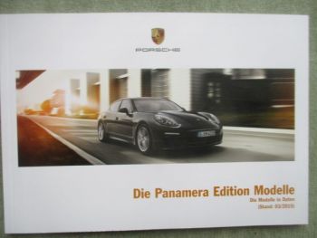 Porsche Panamera Edition (970) Preislise März 2015
