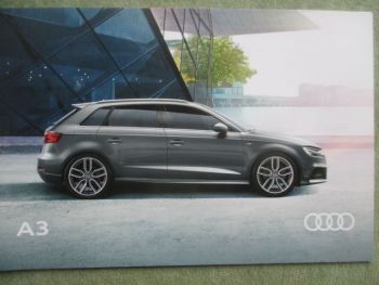 Audi A3 (Typ 8V) Sportback Limousine Cabriolet Mai 2019