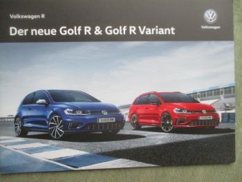 VW Golf R & Variant Dezember 2017 Version Austria