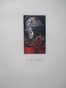 Mercedes Benz S-Class W126 1988 USA Brochure