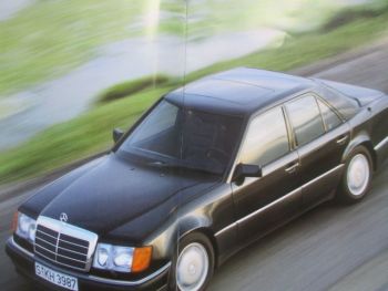 Mercedes Benz 500E W124 Prospekt Juli 1991