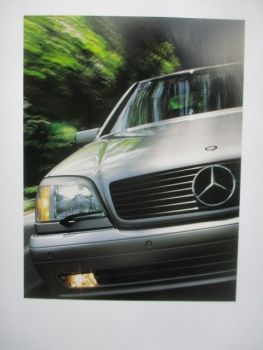 Mercedes Benz S-Klasse W140 1997 USA Großformat brochure