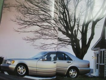 Mercedes Benz S-Klasse W140 1997 USA Großformat brochure