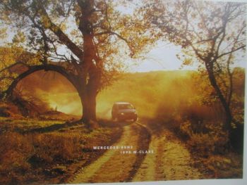 Mercedes Benz M-Klasse W163 Großformat USA Katalog 1997