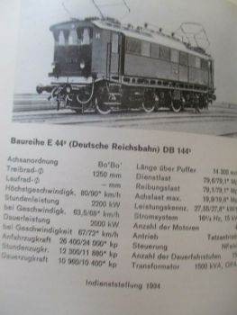 Franck Horst J. Obermayer Taschenbuch Deutsche Elektromotiven