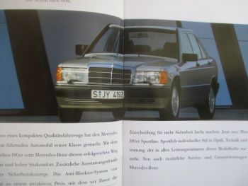 Mercedes Benz 190D +2.5 +Turbo +190 +E +2.3 2.6 W201 November 1989