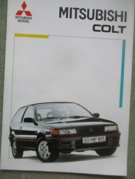 Mitsubishi Colt (C50) Prospekt September 1991