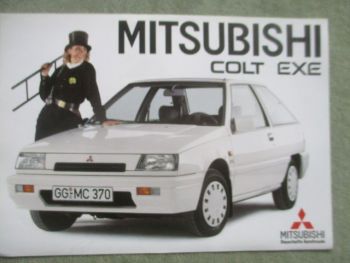 Mitsubishi Colt EXE (C10) Prospektblatt 1987
