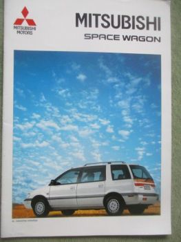 Mitsubishi Space Wagon N30 N40 Prospekt April 1992