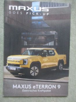 Maxus eTerron 9 Prospekt Austria Version