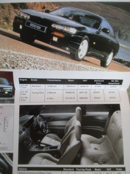 Nissan Range Price List January 2000