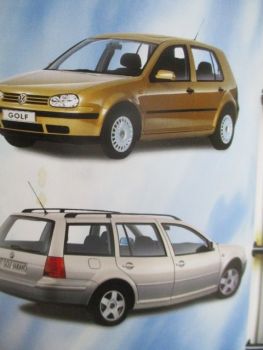 VW Golf IV +Variant Typ 1J Bordbuch Mappe