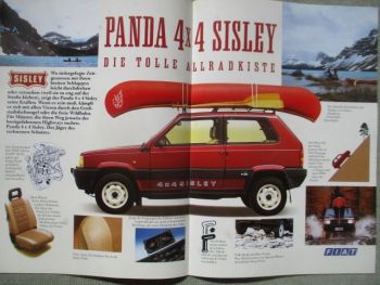 Fiat Panda 4x4 Siley Sonderserie 1 of 500 November 1987 Prospekt