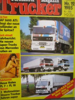 Trucker Fernfahrer Magazin Dezember 1985