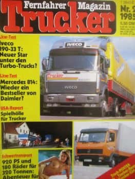 Trucker Fernfahrer Magazin Februar 1985