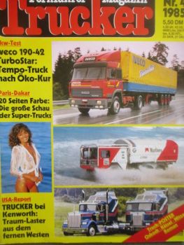 Trucker Fernfahrer Magazin April 1985