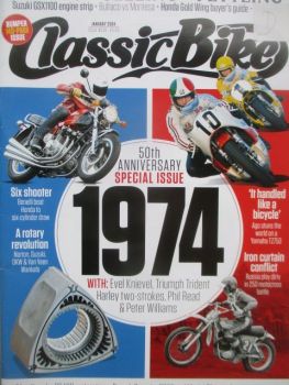 Classic Bike January 2024 50th Anniversary Special Issue 1974