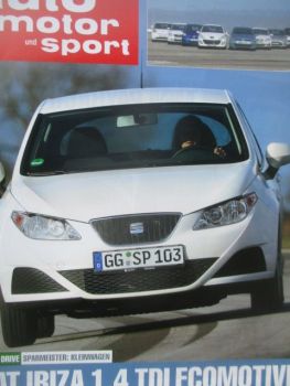 auto motor & sport 6/2010 Seat Ibiza 1.4 TDI Ecomotive