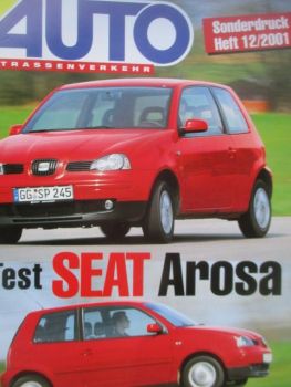Auto Strassenverkehr 12/2001 Seat Arosa Test
