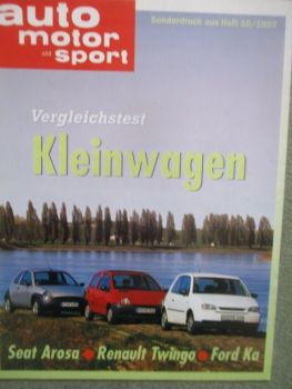 auto motor & sport 10/1997 Vergleichstest Kleinwagen