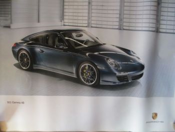Porsche 911 Carrera 4S (997) Original Poster Juli 2010 Format 76x100cm