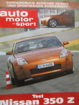 auto motor & sport 15/2003 Test Nissan 350Z