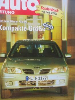 Auto Zeitung 6/2000 Nissan Almera