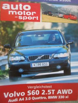 auto motor & sport 3/2004 Volvo S60 2.5T AWD