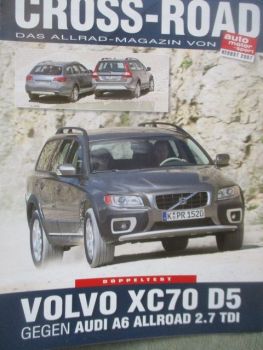auto motor & sport Cross-Road Herbst 2007 Volvo XC70 D5 vs. A6 Allroad 2.7TDI