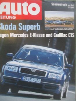 Auto Zeitung 11/2003 Skoda Superb