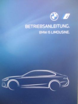 BMW i5 Limousine Betriebsanleitung G60 E Oktober 2025