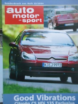 auto motor & sport 22/2004 Citroen C5 HDi 135 Exclusive