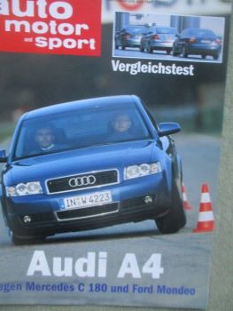 auto motor & sport 1/2001 Audi A4 2.0 Vergleichstest