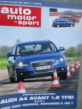 auto motor & sport 11/2008 Audi A4 Avant 1.8TFSi Vergleichstest