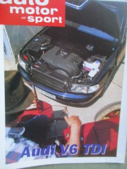 auto motor & sport 10/1997 Audi A8 V6 TDi Testbericht