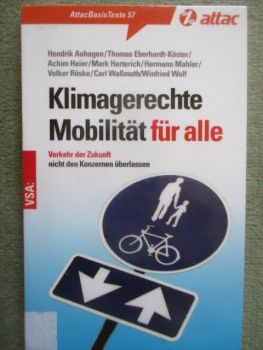 VSA Verlag Hamburg Klimagerechte Mobilität für alle