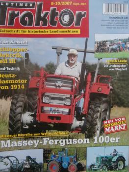 Oldtimer Traktor 9-10/2007 Unimog U411,Land D 9506,MAN 4S2,IHC D-439,Massey-Ferguson 100er Serie,