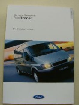 Ford Transit Branchenmodelle neue Generation Prospekt