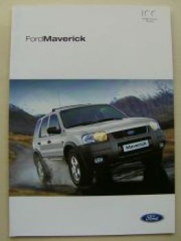 Ford Maverick Prospekt März 2003 NEU