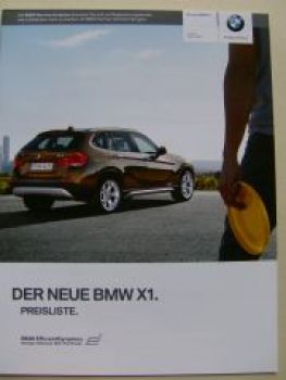 BMW X1 E84 xDrive18i 25i 28i 18d 20d 23d März 2010