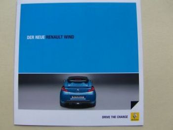 Renault Wind Prospekt März 2010 NEU