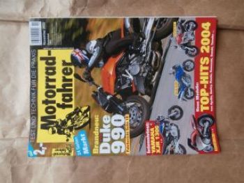 Motorradfahrer 11/2003 KTM 990 Duke, Aprilia Pegaso 650 i.e., BMW F 650 GS Dakar,Yamaha XJR 1300