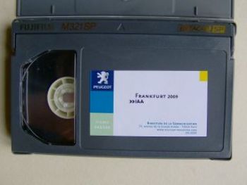 Peugeot Frankfurt IAA 2009 Video Betacam