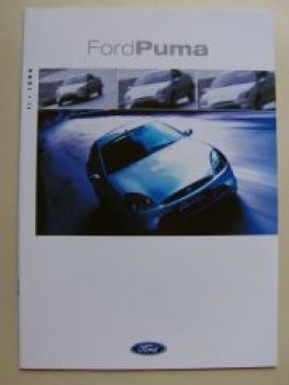 Ford Puma Österreich Prospekt März 2000 NEU