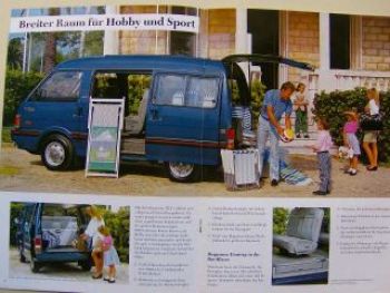 Ford Econovan XLT Prospekt Juni 1989