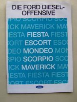 Ford Diesel-Offensive Fiesta Escort Mondeo Scorpio Maverick
