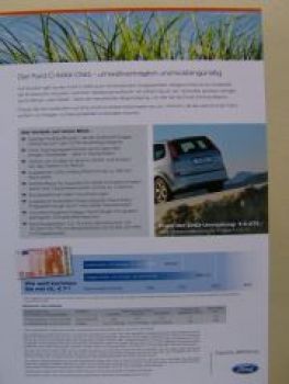 Ford C-Max CNG Prospektblatt März 2010